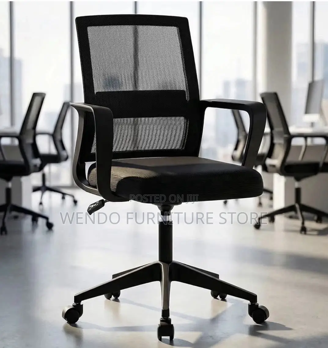 Office Chairs; Fabric Mesh Captains Office Desk Chairs