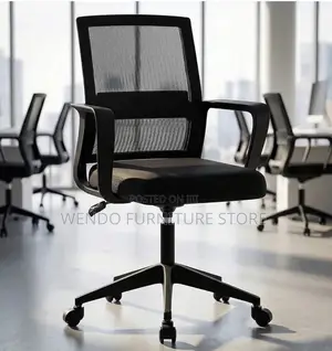 Office Chairs; Fabric Mesh Captains Office Desk Chairs