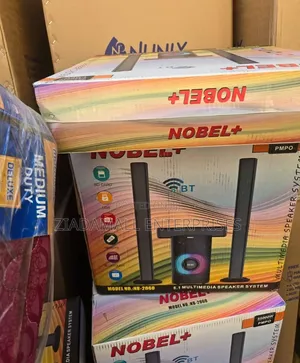 Nobel Nb-2060 5.1ch High Tech Multimedia Sound System Bt Brand New
