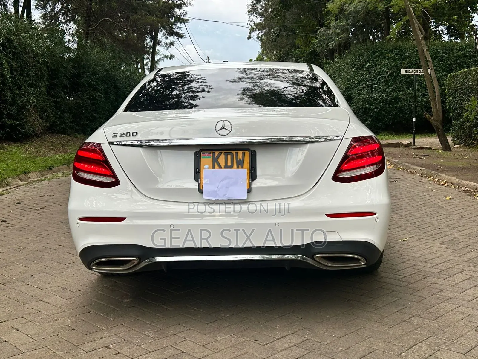Mercedes-Benz E200 2018 White