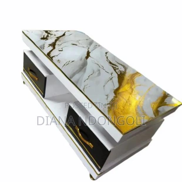 Coffee Table With Marble Topping