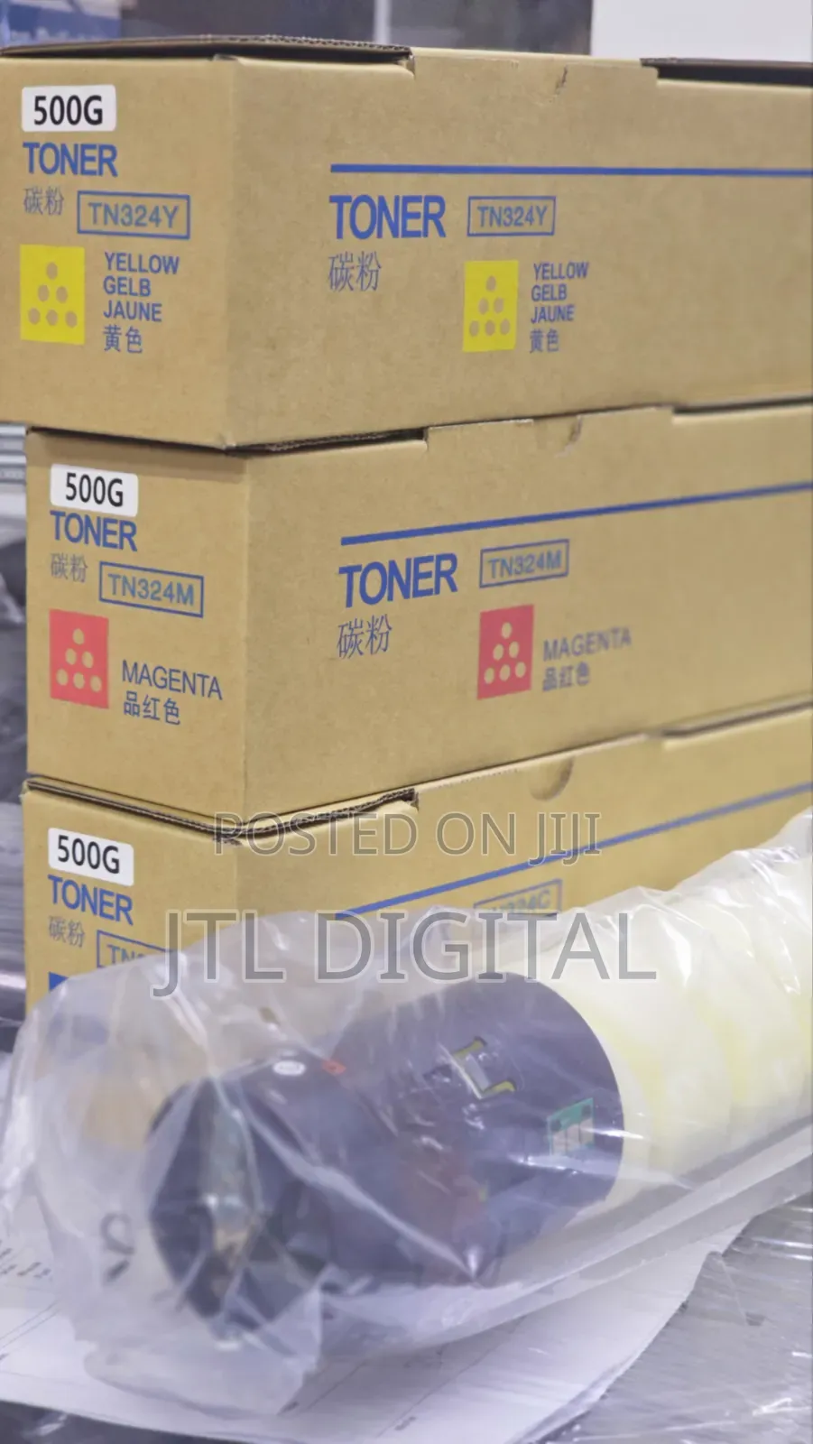 Genuine Konica Minolta Tn-324 Cmyk Toners