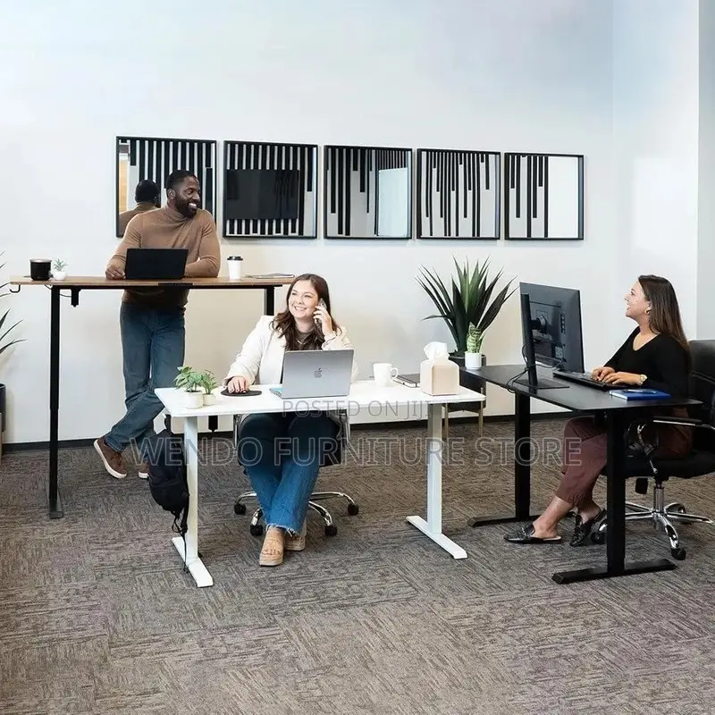Office Desk; 1.2 Meter Modern Adjustable Ergonomic Style Electric Desk