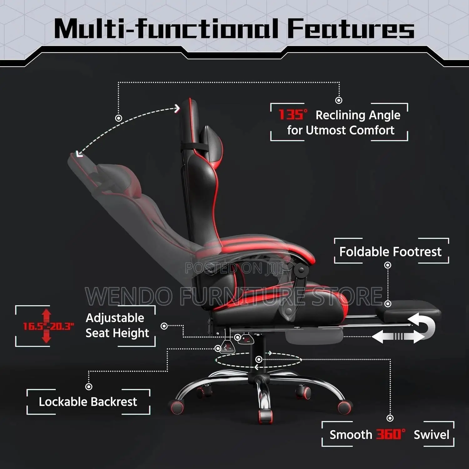 Office Chairs Heavy Leather Home Office Gamers Streaming Chair