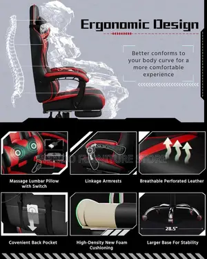 Office Chairs Heavy Leather Home Office Gamers Streaming Chair