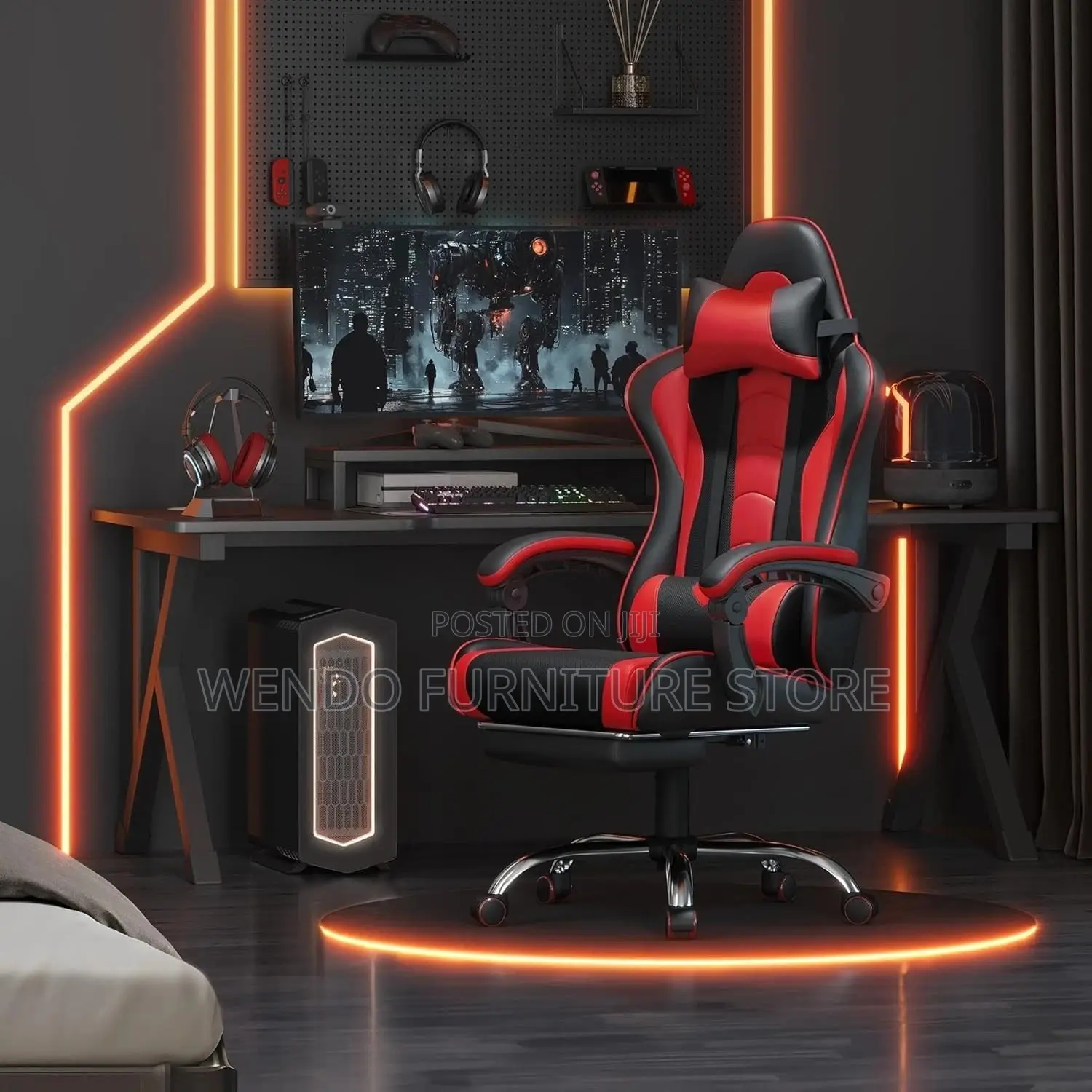 Office Chairs Heavy Leather Home Office Gamers Streaming Chair