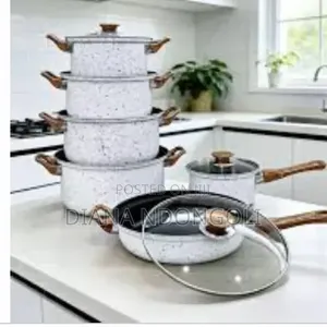 Non Stick Cooking Pots (12 Pcs)