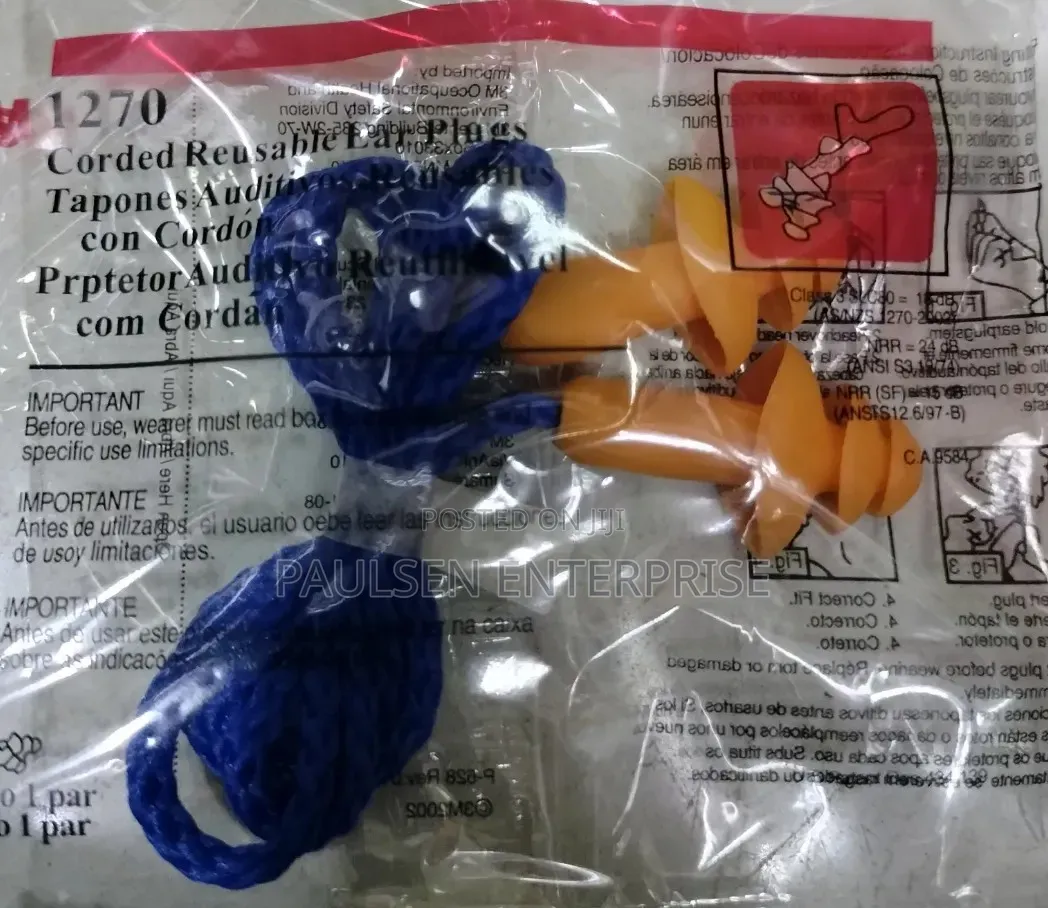 3m 1270 Corded Ear Plugs