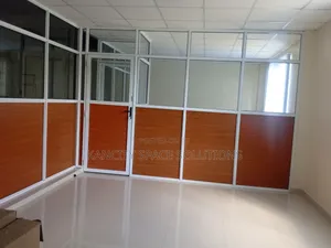 White Aluminum With Board and Glass