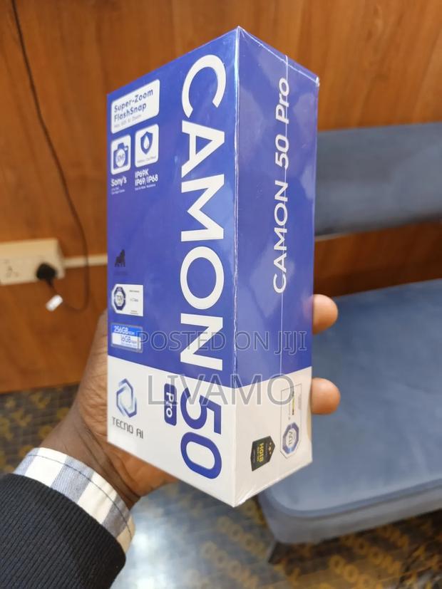 New Tecno Camon 50 Pro 256 GB Black - thumbnail 2