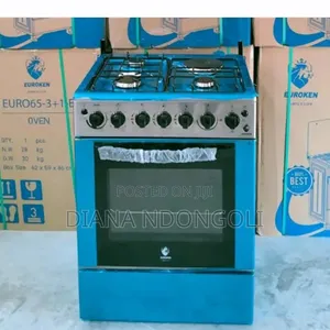 Euroken Cooker 3gas Burner +1 Electric