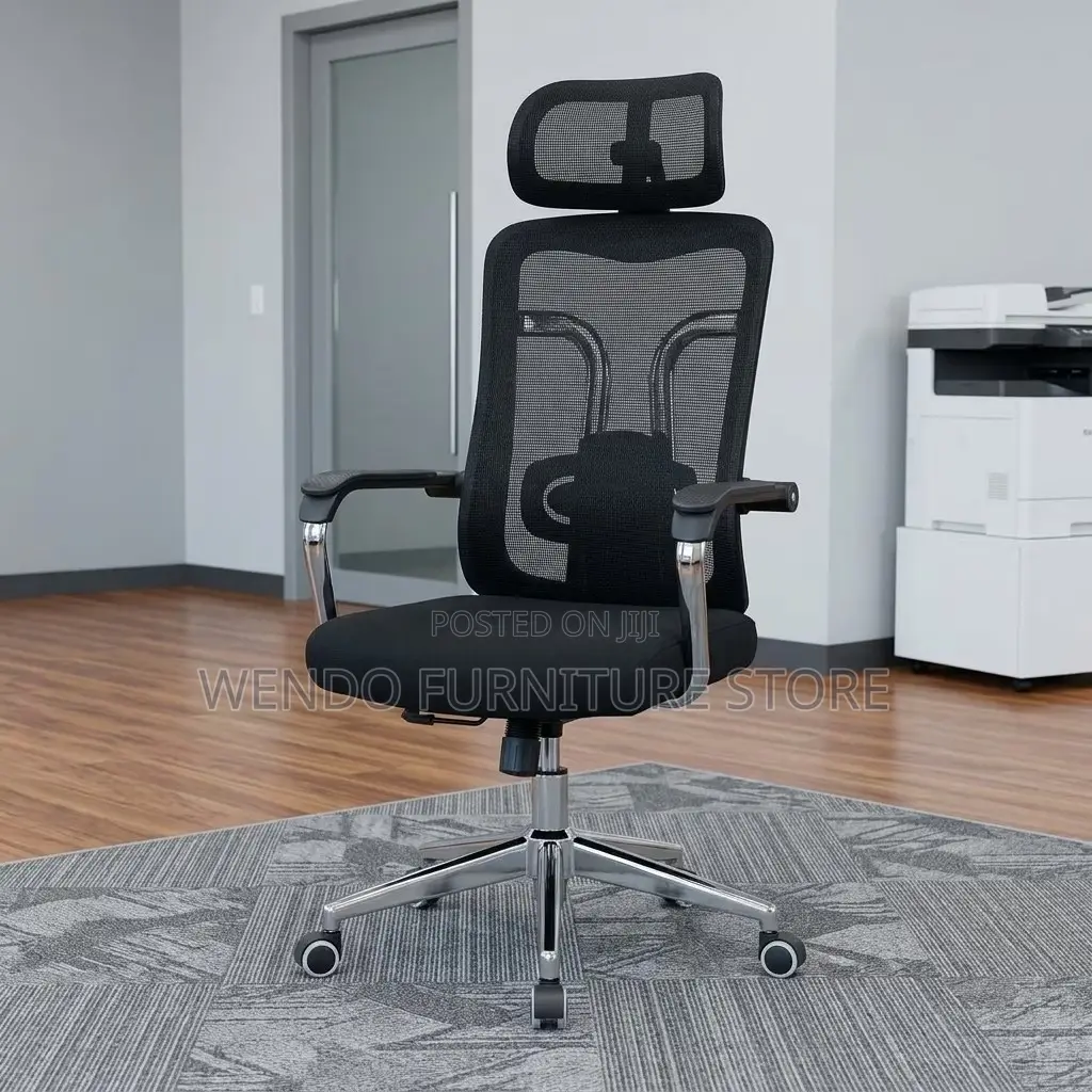 Office Chairs; Ergonomic High Back Fabric Cushioned Office Chairs