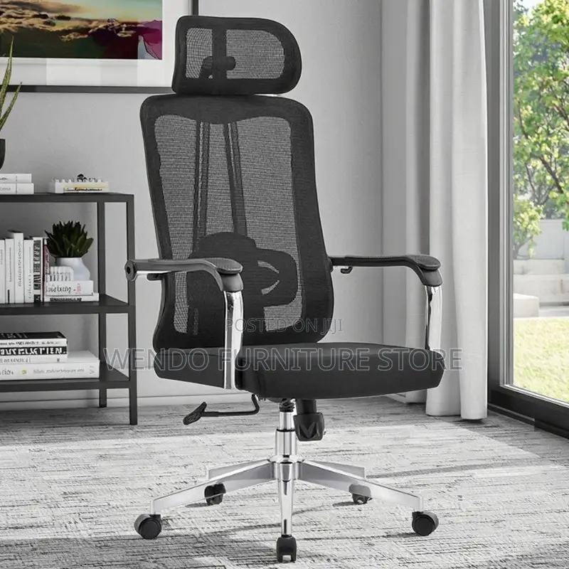 Office Chairs; Ergonomic High Back Fabric Cushioned Office Chairs