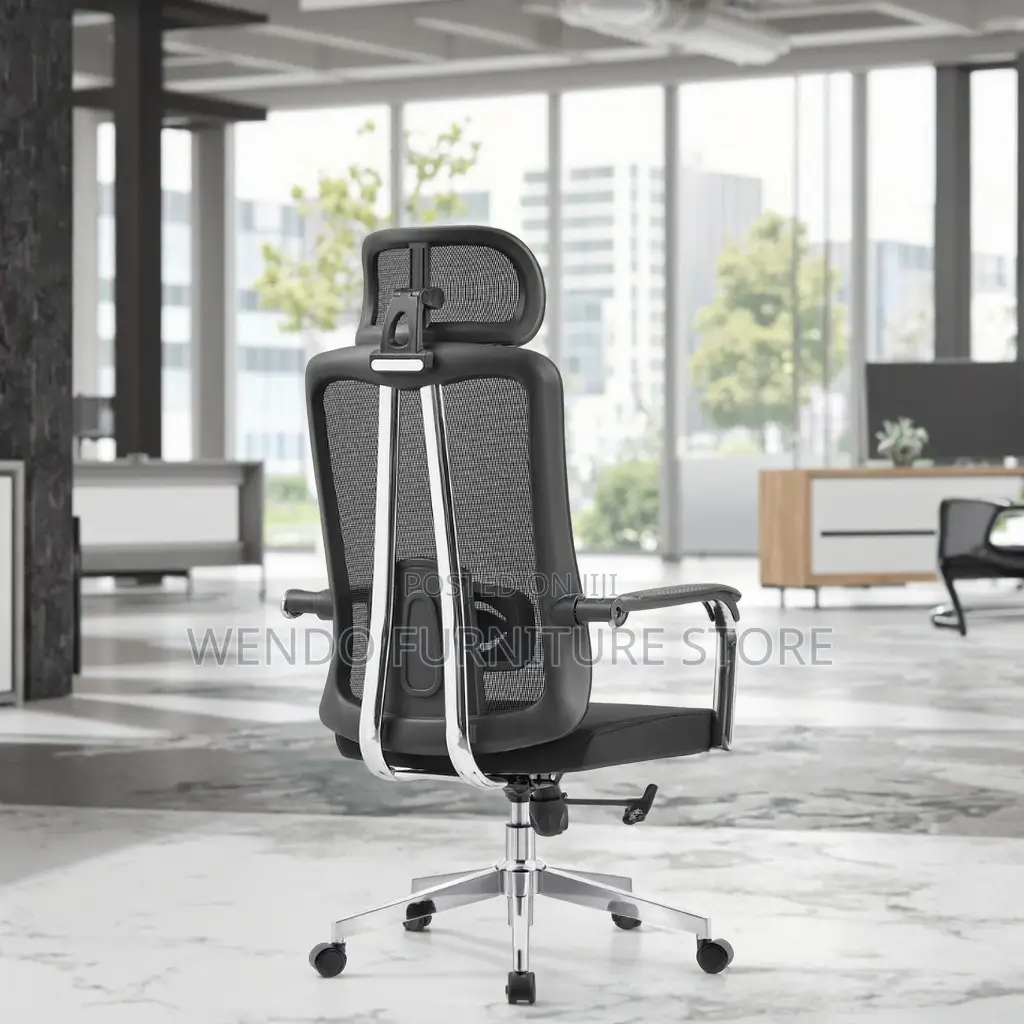 Office Chairs; Ergonomic High Back Fabric Cushioned Office Chairs