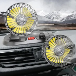 12v Car Cooling Fan Dual Head