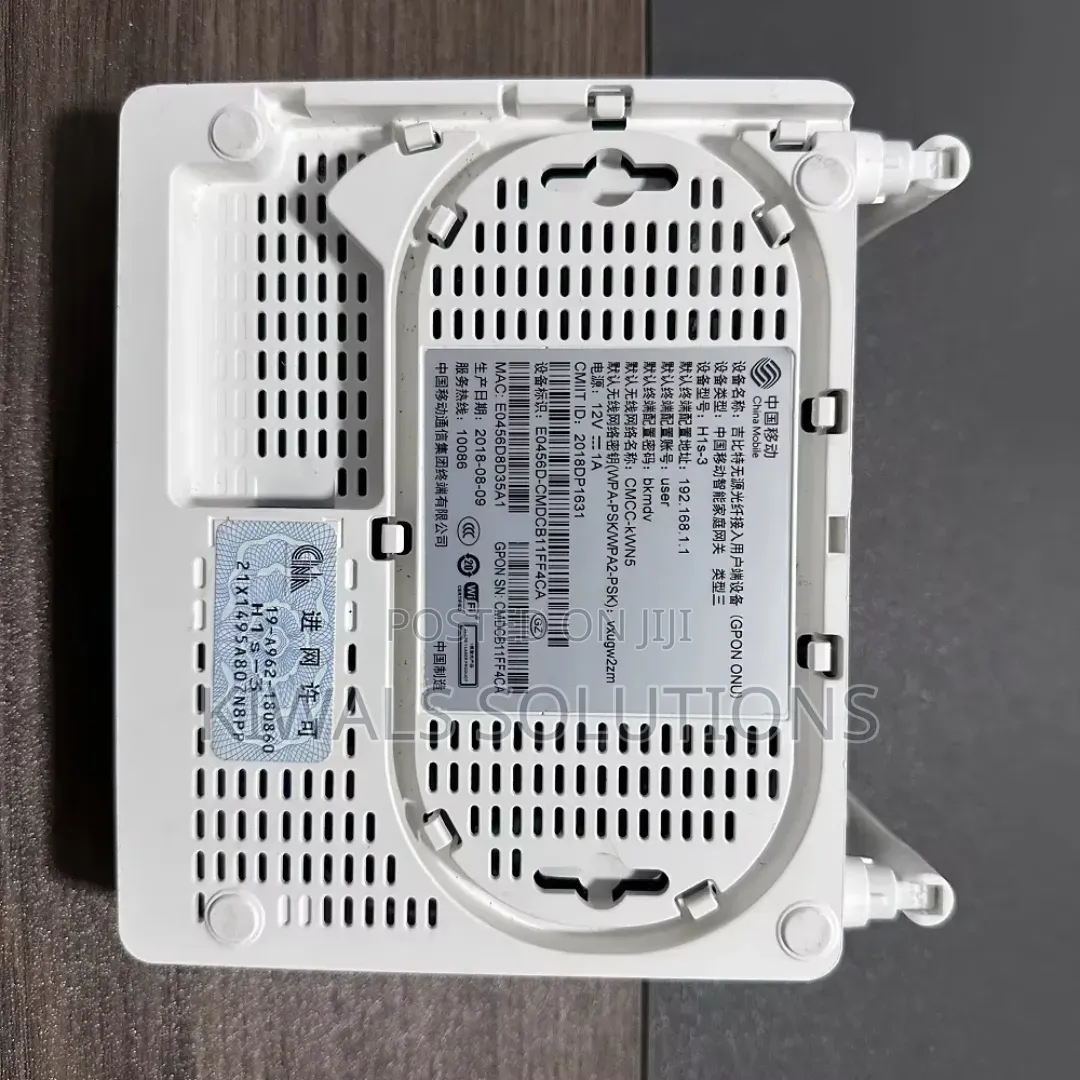 H1s-3 Xpon 1 Gigabit Fiber Router | Moq 15 Pieces