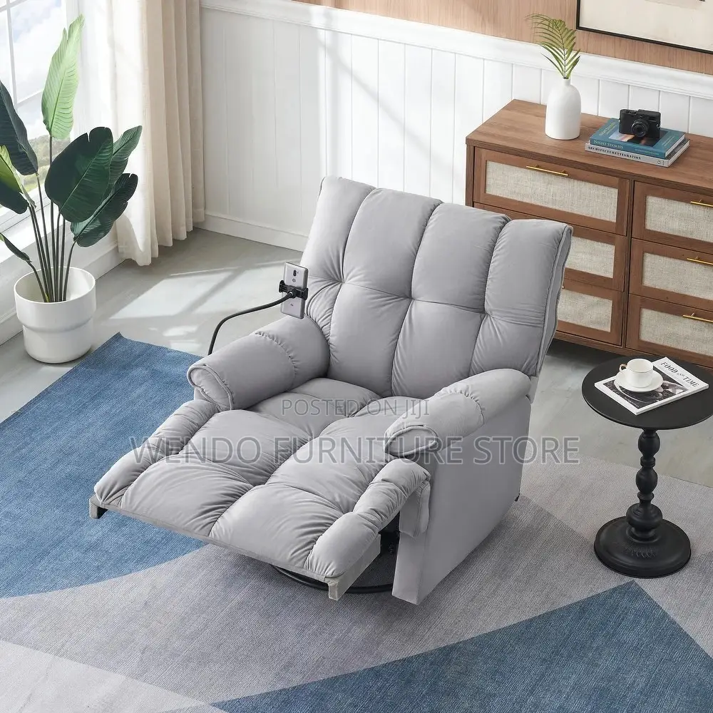 Sofas One Seater Reclining Living Room Sofa With Footrest