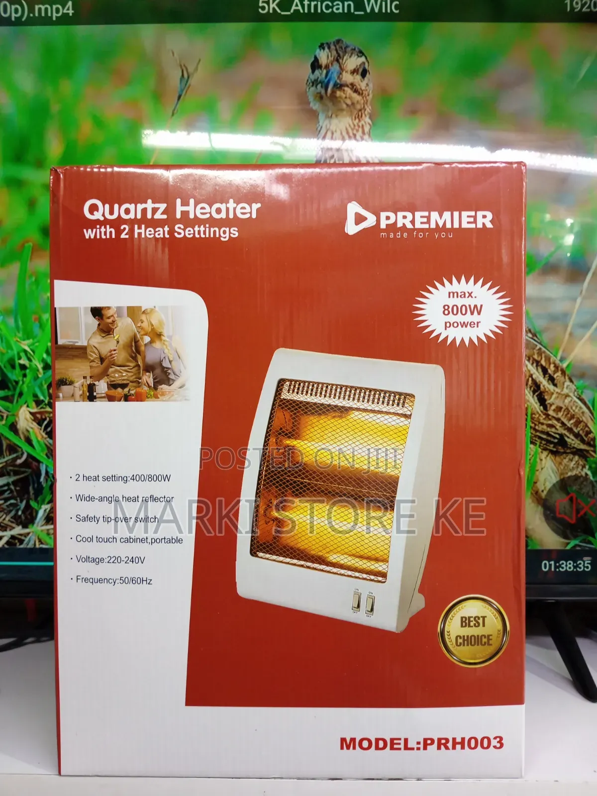 Room Heater/Premier Quartz Room Heater 800w