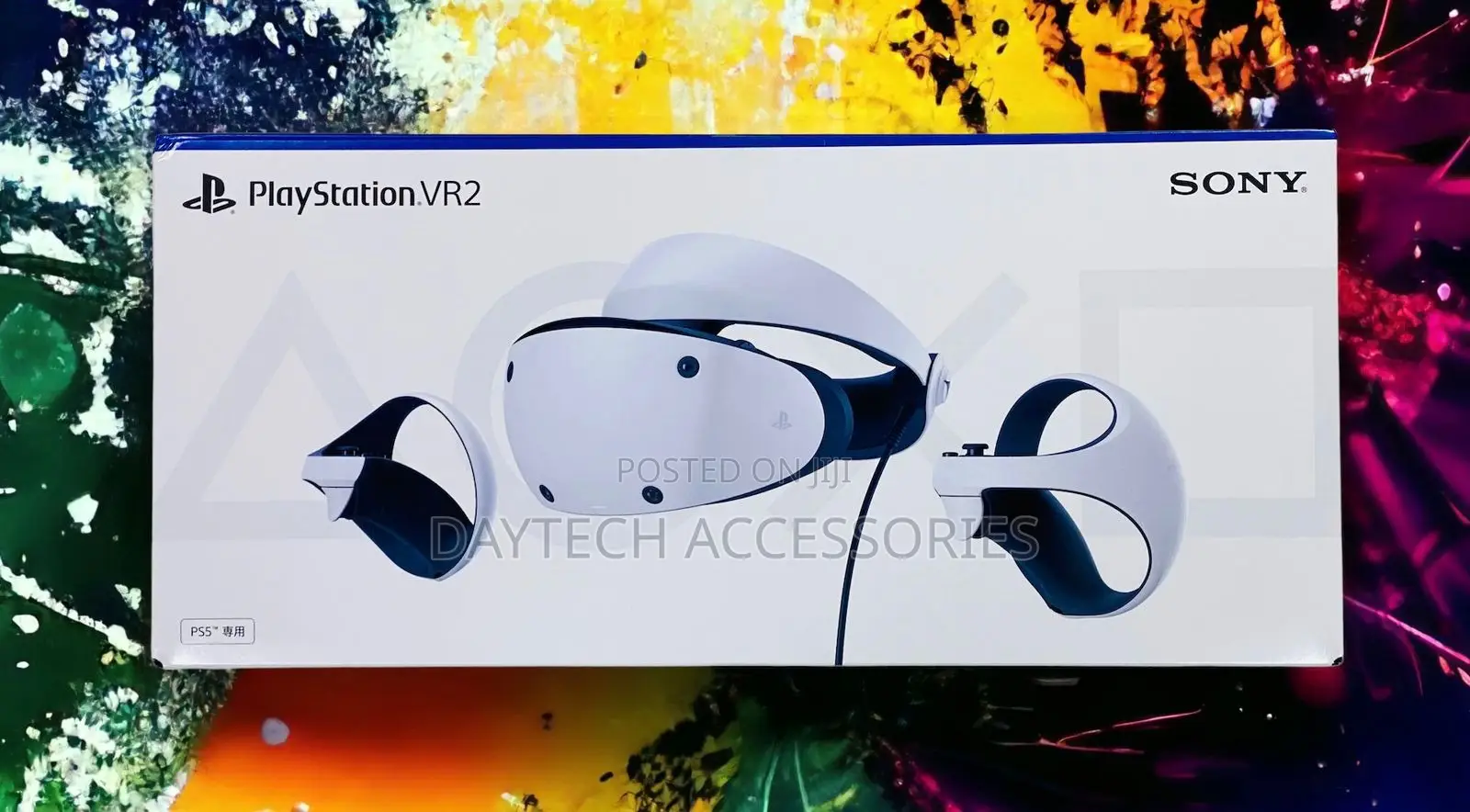 Sony Playstation Vr2 Virtual Reality Headset and Controller Bundle.