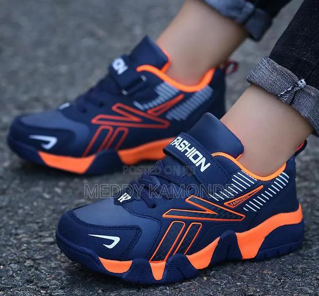 Orange Boys Sneakers - main view