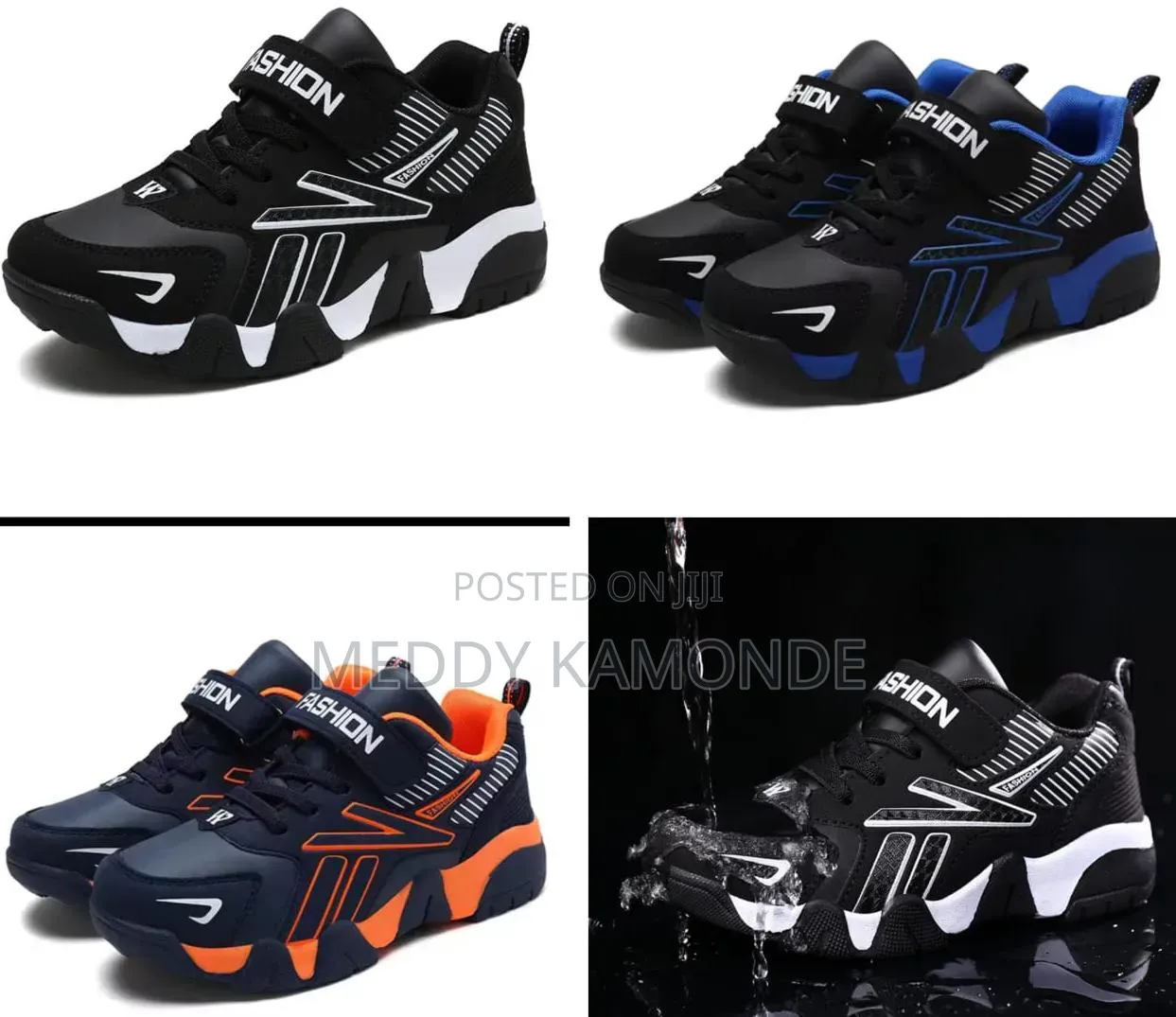 Orange Boys Sneakers