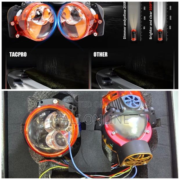 Projector Headlight Lens 130w 6000lm 3.0 Inch Universal Retrofit