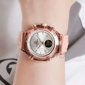 Authentic Ladies Rubber Strap Wstches