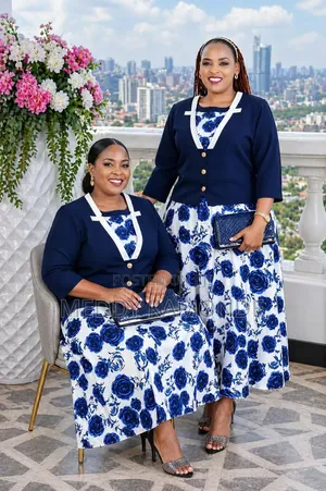 Navy Semi Turkey Dresses