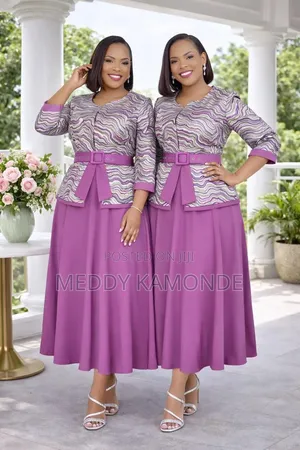 Brown Designer Turkey Long Dress