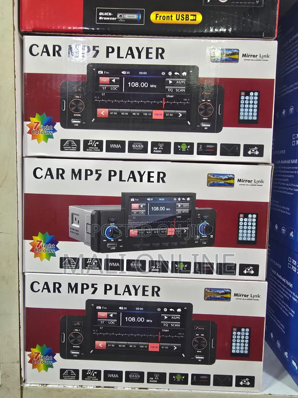 4.3 Inch Car Mp5 Player Touchscreen Stereo Mirrorlink Usb Aux Fm Radio