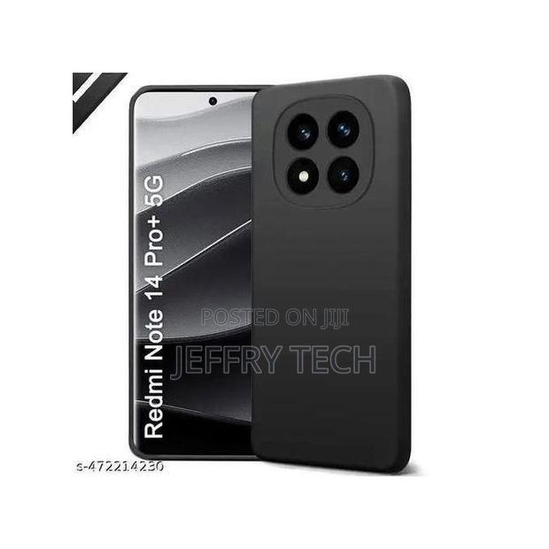 Redmi Note 14 Pro 4g Back Case Pouch Silicone - Black