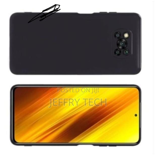 Silicon Back Case Xiaomi Poco X3 - Black - thumbnail 2