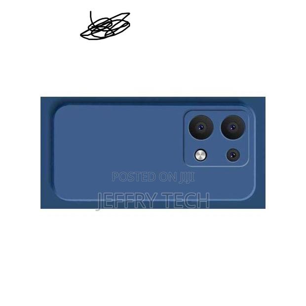 Silicon Back Case for Redmi Note 13 4g - Blue - thumbnail 2