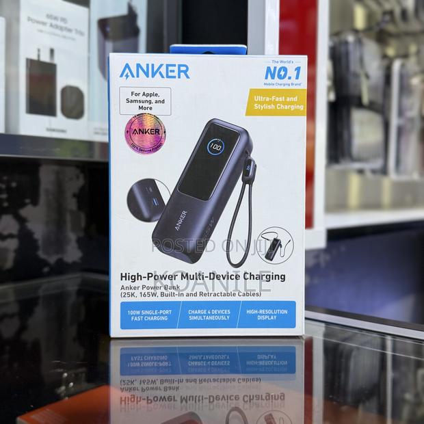 Anker Power Bank 25,000mah 165w Ultra – Laptop Powerbank Fast Charger