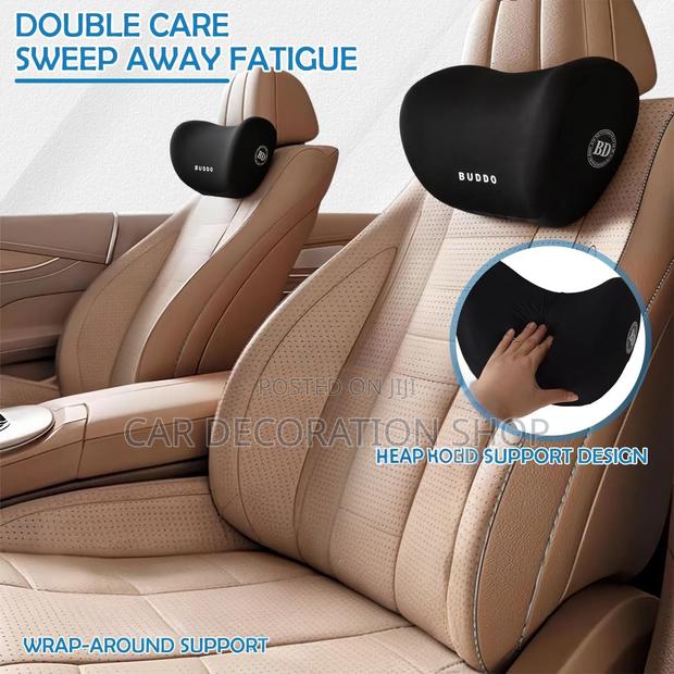 2pcs High Density Memory Foam Washable Neck Rest Pillows