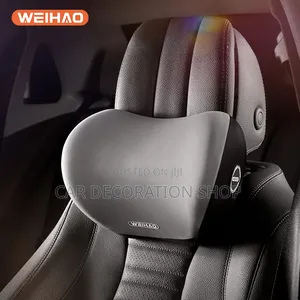 2pc Grey Ergonomic Posture Correction Seat Neck Support Pillow