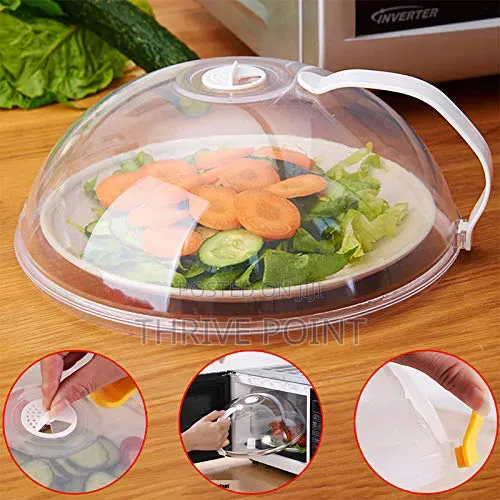 Microwave Food Cover With Detachable Handle