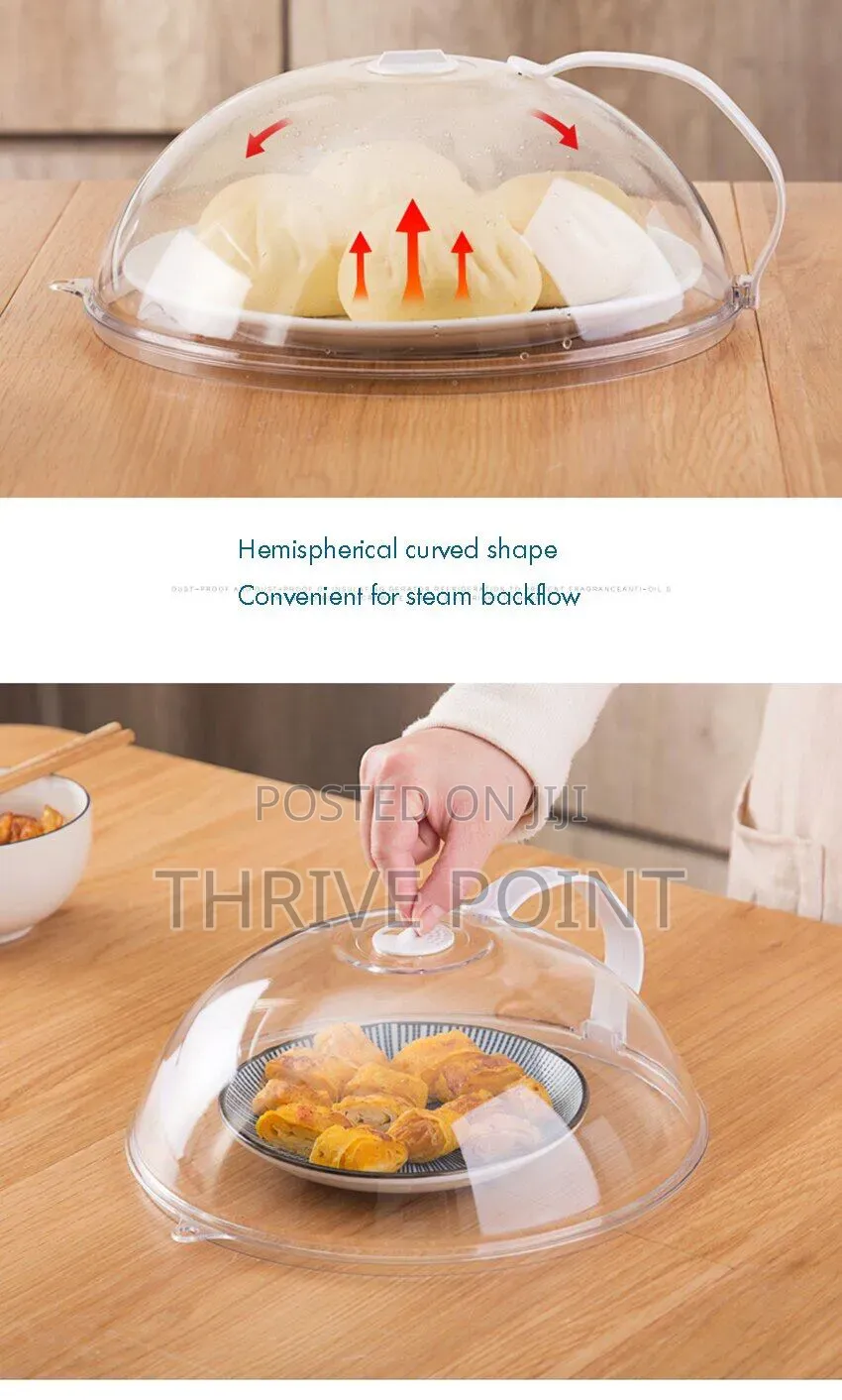 Microwave Food Cover With Detachable Handle