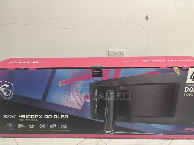 Msi MPG 49-Inch Qd-Oled Curved Gaming Monitor