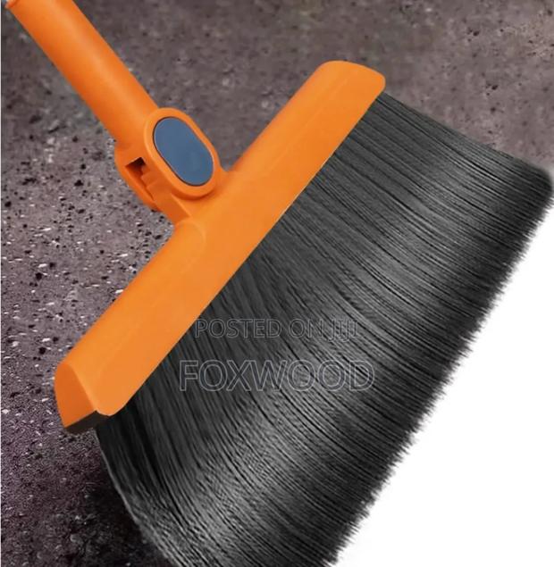 2 In 1 Foldable Rotating Broom Dustpan Set. - thumbnail 4
