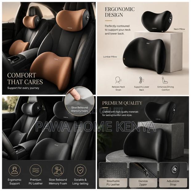 2 In1 Nira Back and Neck Support Car Cushion - thumbnail 2