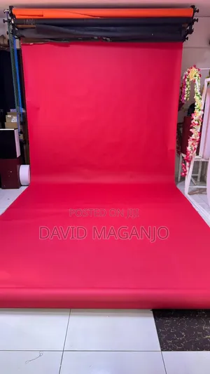 Red Orange Seamless Paper Backdrop
