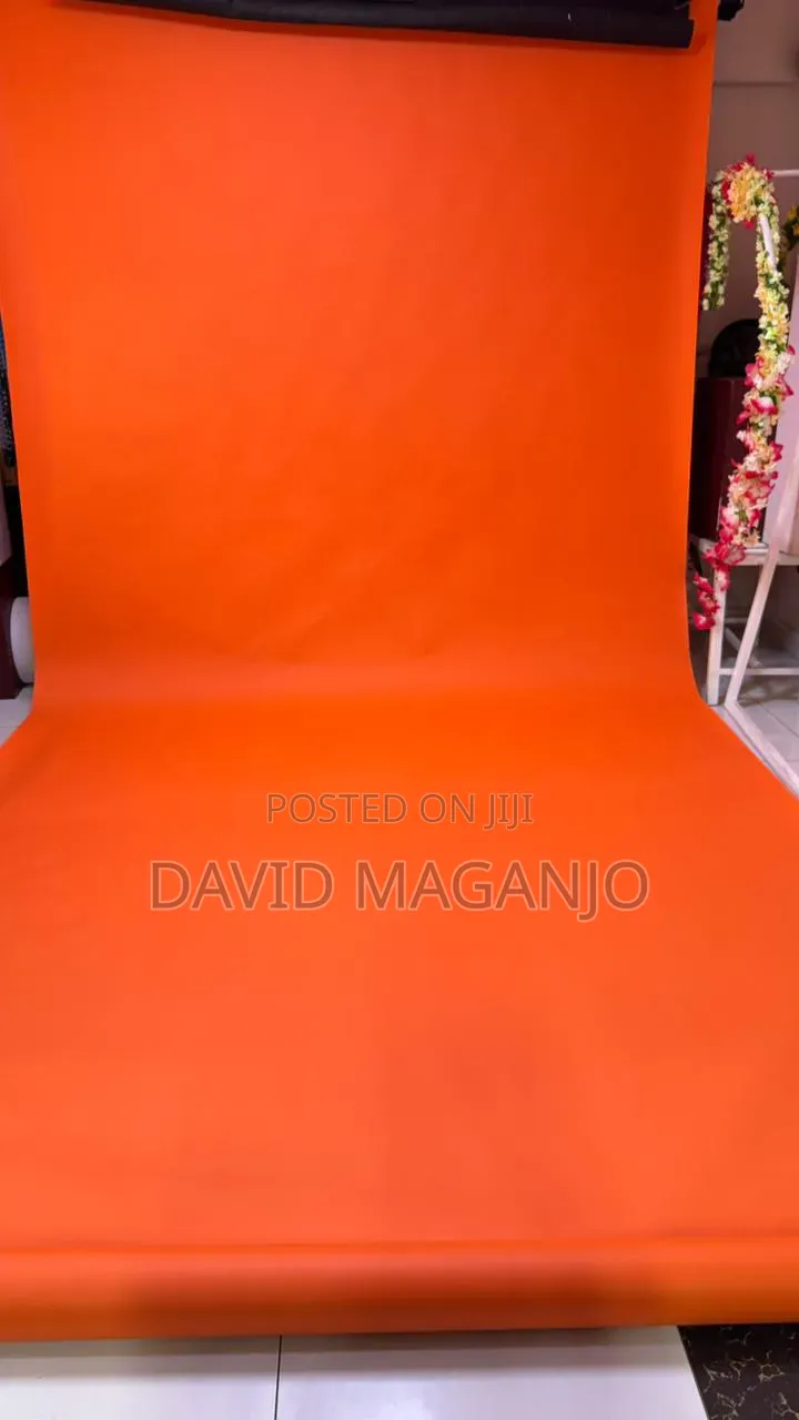 Red Orange Seamless Paper Backdrop