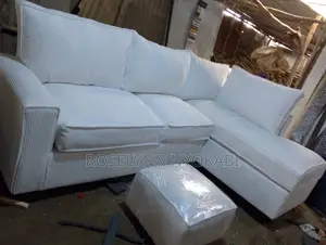 White Lseat 5seater