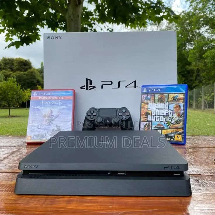 Boxed Ps4 Slim With Two Games and Original Controller.