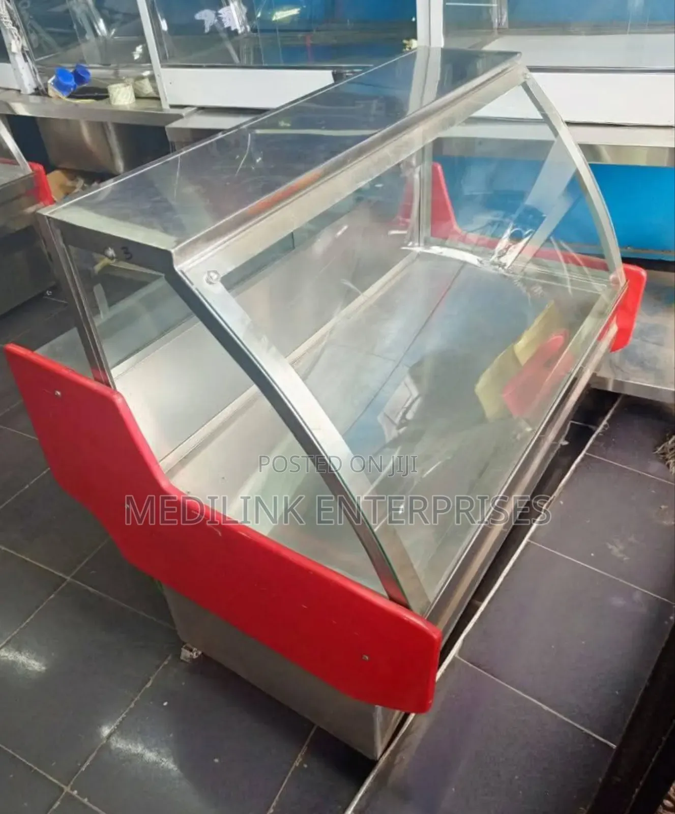 4ft Customized Stainless Steel Meat Chillers Display