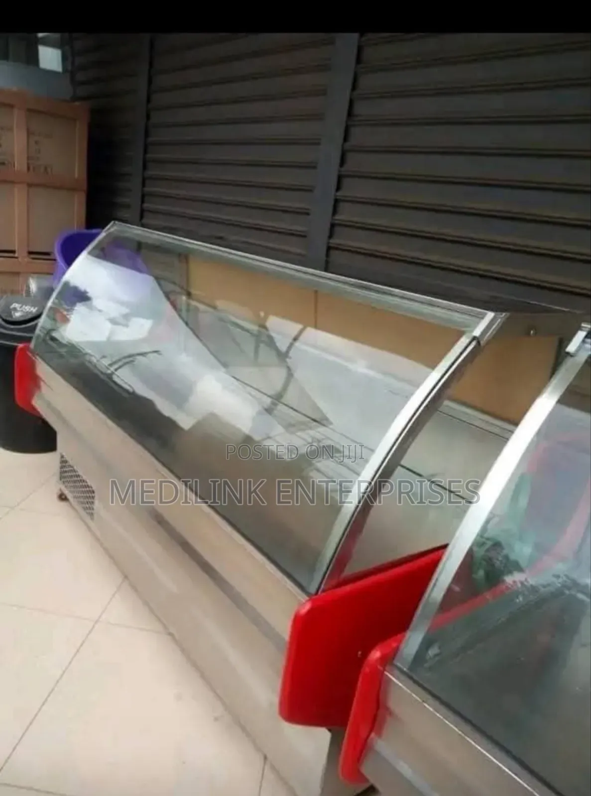 Customized Melpomene Stainless Steel Commercial Chillers Display