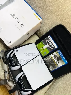 Baggaged Ps5 Slim Two Controllers Some Games.