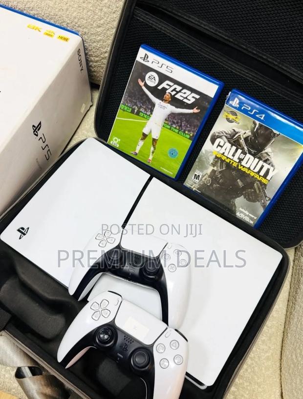 Baggaged Ps5 Slim Two Controllers Some Games. - thumbnail 2