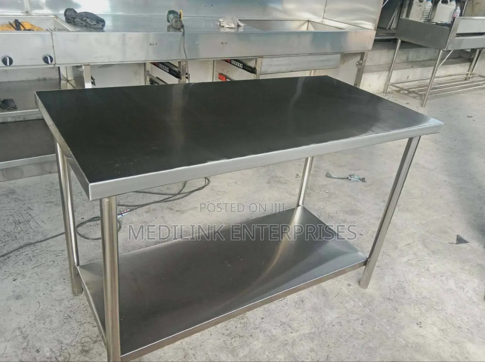 Illocod Ss 30r4 2*5 Stainless Steel Commercial Kitchen Table
